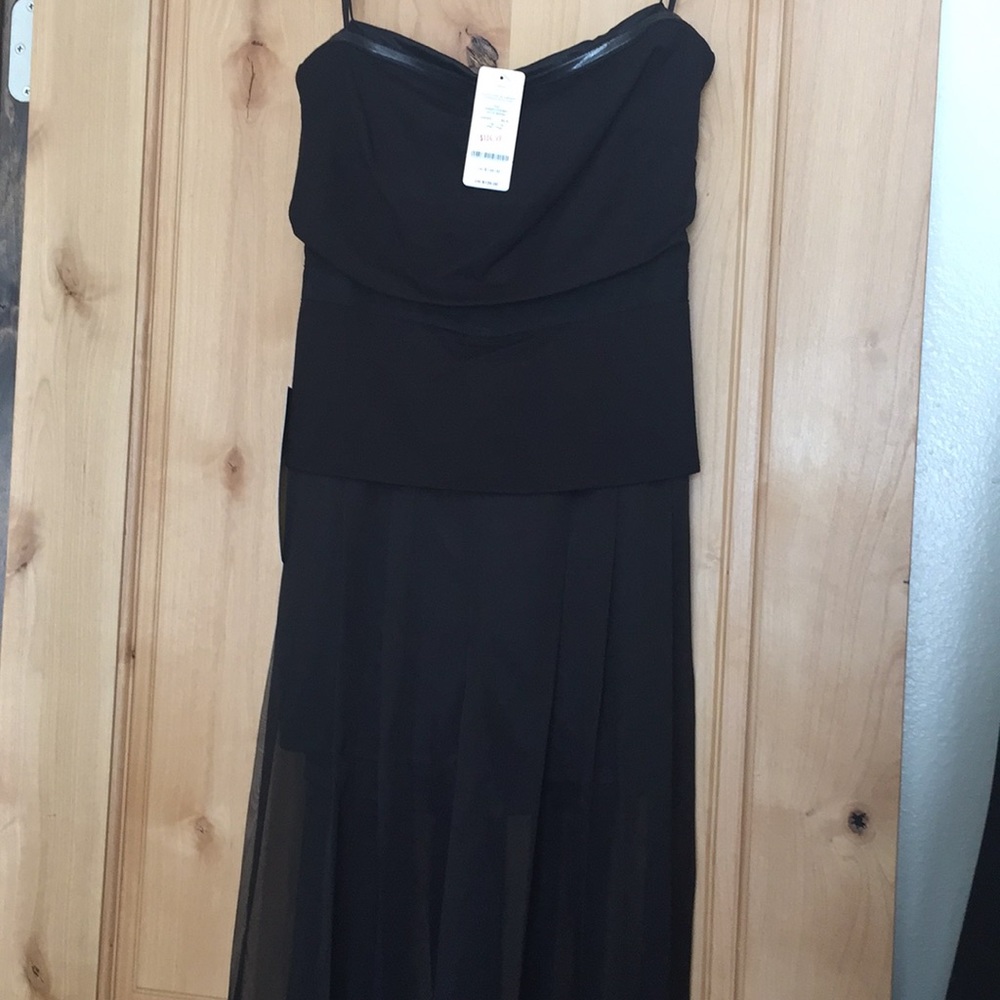 BEBE - Pleated peplum jumpsuit